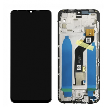 Дисплей (екран) для Tecno Spark Go 2022 KG5m, чорний, оригінал PRC, з передньою панеллю
