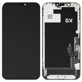Дисплей (екран) для iPhone 12/12 Pro, чорний, OLED, OEM Hard, GX