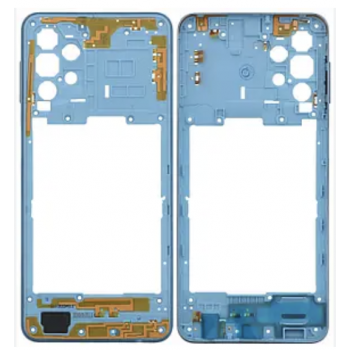 Рамка корпусу для Samsung M526 Galaxy M52, блакитна, Icy Blue