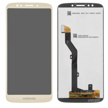 Дисплей (экран) для Motorola XT1944 Moto E5 + тачскрин, золотистый