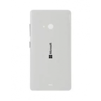 Задняя крышка для Microsoft (Nokia) 540 Lumia Dual Sim (RM-1140/RM-1141), белая, оригинал