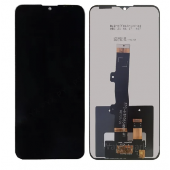 Дисплей (экран) для Motorola XT2097-6 Moto E7 Power/XT2097-13 Moto E7i Power + тачскрин, черный 