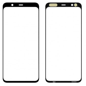 Стекло дисплея Google Pixel 4 XL, черное, с OCA-пленкой, оригинал (Китай) с олеофобным покрытием