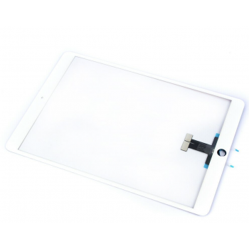 Тачскрин (сенсор) для iPad Air 3 2019 (A2123/A2152/A2153), белый, полный комплект, оригинал