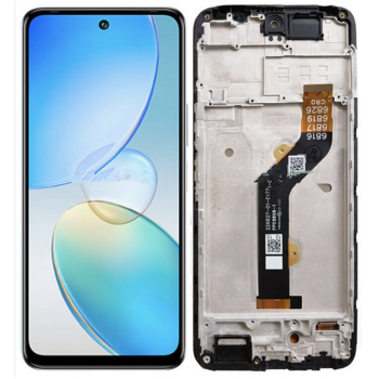 Дисплей (екран) для Infinix Hot 12 Play NFC /Hot 12 Play чорний, оригінал PRC, з рамкою