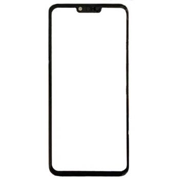 Стекло дисплея (для переклейки) для LG G810 G8s ThinQ, черное, оригинал (Китай) с олеофобным покрытием, с OCA-пленкой 