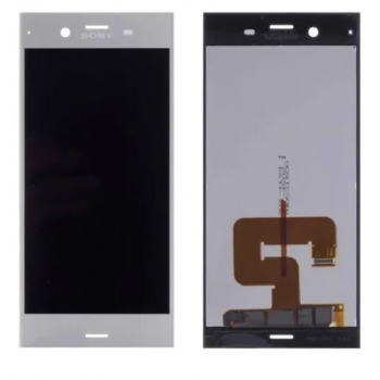 Дисплей (экран) для Sony G8341 Xperia XZ1/G8342 + тачскрин, серебристый, Warm Silver