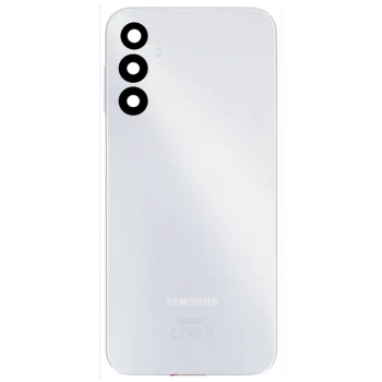 Задня кришка Samsung A146 Galaxy A14 5G, срібляста, оригінал PRC + скло камери