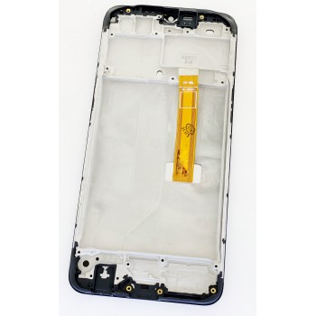 Дисплей (экран) для Oppo A5s/A7/A12; Realme 3 + тачскрин, черный, с желтым шлейфом, с передней панелью