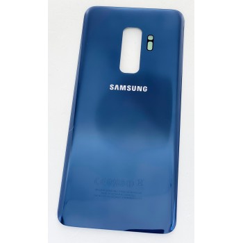 Задняя крышка для Samsung G965F Galaxy S9 Plus, голубая, Coral Blue, оригинал