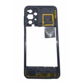Средняя часть корпуса Samsung A235F Galaxy A23, черная 
