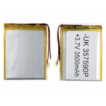Универсальный аккумулятор 357590Р 92 х 74 х 3 мм, 3500 mAh 3.7 V,