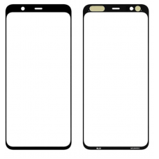 Стекло дисплея Google Pixel 4 XL, черное, оригинал (Китай), с олеофобным покрытием