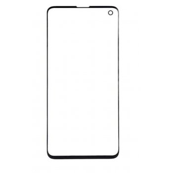 Стекло дисплея для Samsung G973F Galaxy S10, черное, с OCA-пленкой, оригинал (Китай) с олеофобным покрытием
