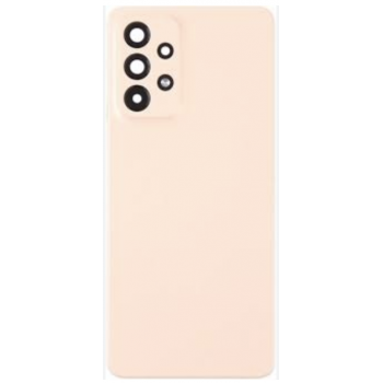 Задня кришка Samsung A336 Galaxy A33 5G, помаранчева, Peach, оригінал PRC + скло камери