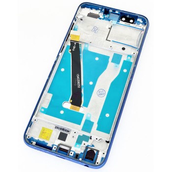 Дисплей (экран) для Huawei Honor 9 Lite Dual Sim (LLD-L31) + тачскрин, синий, с передней панелью