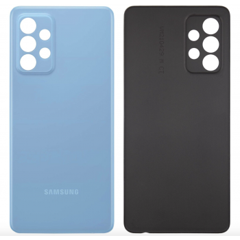 Задняя крышка для Samsung A525F Galaxy A52/A526B/A528B, синяя, Awesome Blue 