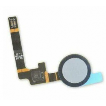 Шлейф для Google Pixel 2 (G011A), с сканером отпечатка пальца, серо-синего цвета, Kinda Blue