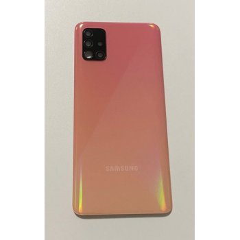 Задняя крышка для Samsung A515F Galaxy A51 2020, розовая, оригинал 