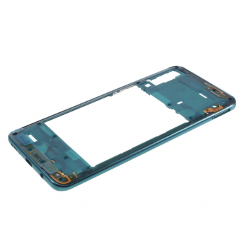 Средняя часть корпуса Samsung A307F Galaxy A30s, зеленая, Prism Crush Green 