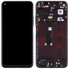 Дисплей (екран) для Honor 20 Pro, чорний, з передньою панеллю фіолетового кольору, Phantom Black