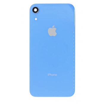 Задняя крышка для iPhone XR, синяя, оригинал (Китай) в комплекте стекло камеры