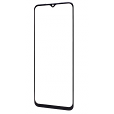 Скло корпусу для Samsung A546 Galaxy A54 5G, чорне, з OCA-плівкою