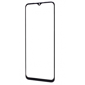 Скло корпусу для Samsung A546 Galaxy A54 5G, чорне, з OCA-плівкою