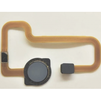 Шлейф для Xiaomi Redmi Note 8T, с сканером отпечатка пальца, черного цвета, Moonshadow Grey