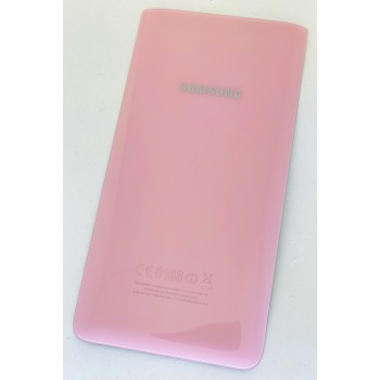 Задняя крышка для Samsung A805F Galaxy A80 2019, розовая, оригинал