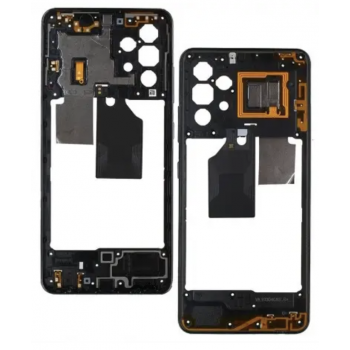 Средняя часть корпуса Samsung A326B Galaxy A32 5G, черная 