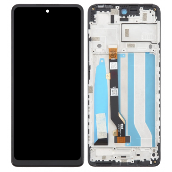 Дисплей (екран) для Tecno Spark 10 Pro KI7 чорний, оригінал PRC, з рамкою