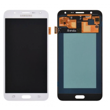 Дисплей (экран) для Samsung J700H Galaxy J7 (2015) + тачскрин, белый, OLED, копия хорошего качества