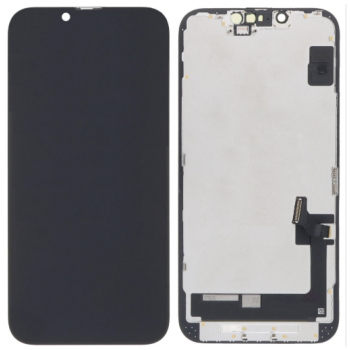 Дисплей (екран) для iPhone 14 чорний, OLED, OEM Hard, GX
