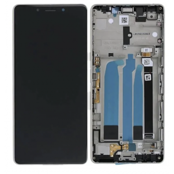 Дисплей (экран) для Sony i3312 Xperia L3/i3322/i4312/i4332 + тачскрин, черный, оригинал (Китай) с передней панелью золотистого