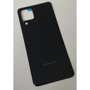 Задняя крышка для Samsung A225F Galaxy A22 4G, черная, оригинал (Китай) + стекло камеры 