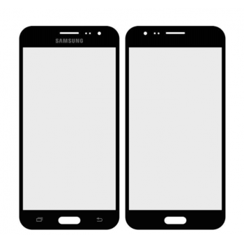 Стекло (для ремонта дисплея) для Samsung J320H, цвет черный