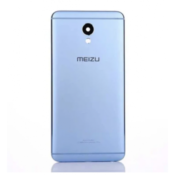Задняя крышка для Meizu M5 Note (M621), голубая, оригинал 
