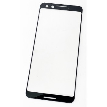 Стекло дисплея Google Pixel 3 , черное, с OCA-пленкой, оригинал (Китай) с олеофобным покрытием