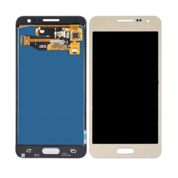 Дисплей (экран) для Samsung A300H Galaxy A3 (2015)/A300F + тачскрин, золотистый, Champagne Gold, TFT, копия