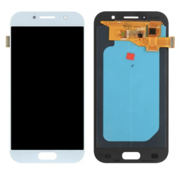 Дисплей (экран) для Samsung A520F Galaxy A5 (2017) + тачскрин, голубой, Blue Mist, OLED