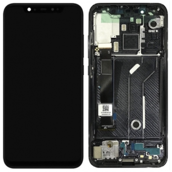 Дисплей Xiaomi Mi 8, чорний, OLED, з передньою панеллю