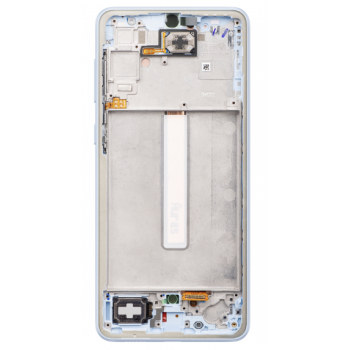 Дисплей (екран) для Samsung A336 Galaxy A33 5G, чорний, OLED, з широкою рамкою, з передньою панеллю, Blue