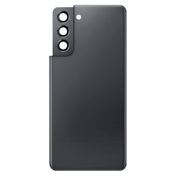 Задня кришка для Samsung G991 Galaxy S21 5G сіра, Phantom Gray, оригінал PRC + скло камери