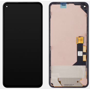 Дисплей (екран) для Google Pixel 5a 5G + тачскрін, чорний, OLED, оригінал PRC переклеєне скло