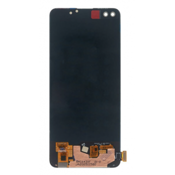 Дисплей (екран) для Oppo Reno 4 5G/Reno 4 Lite/A93 4G, чорний, Amoled, оригінал PRC переклеєне скло
