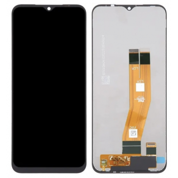 Дисплей (экран) для Samsung A145F Galaxy A14 4G + touchscreen, черный, желтый шлейф, оригинал (Китай) 
