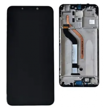 Дисплей (экран) для Xiaomi Pocophone F1 + тачскрин, черный, с передней панелью, оригинал