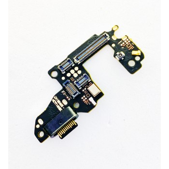 Шлейф для Huawei P30 Dual Sim (ELE-L29), с разъемом зарядки, с микрофоном, USB Type-C, плата зарядки