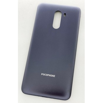 Задняя крышка для Xiaomi Pocophone F1, черная, Graphite Black, оригинал 
